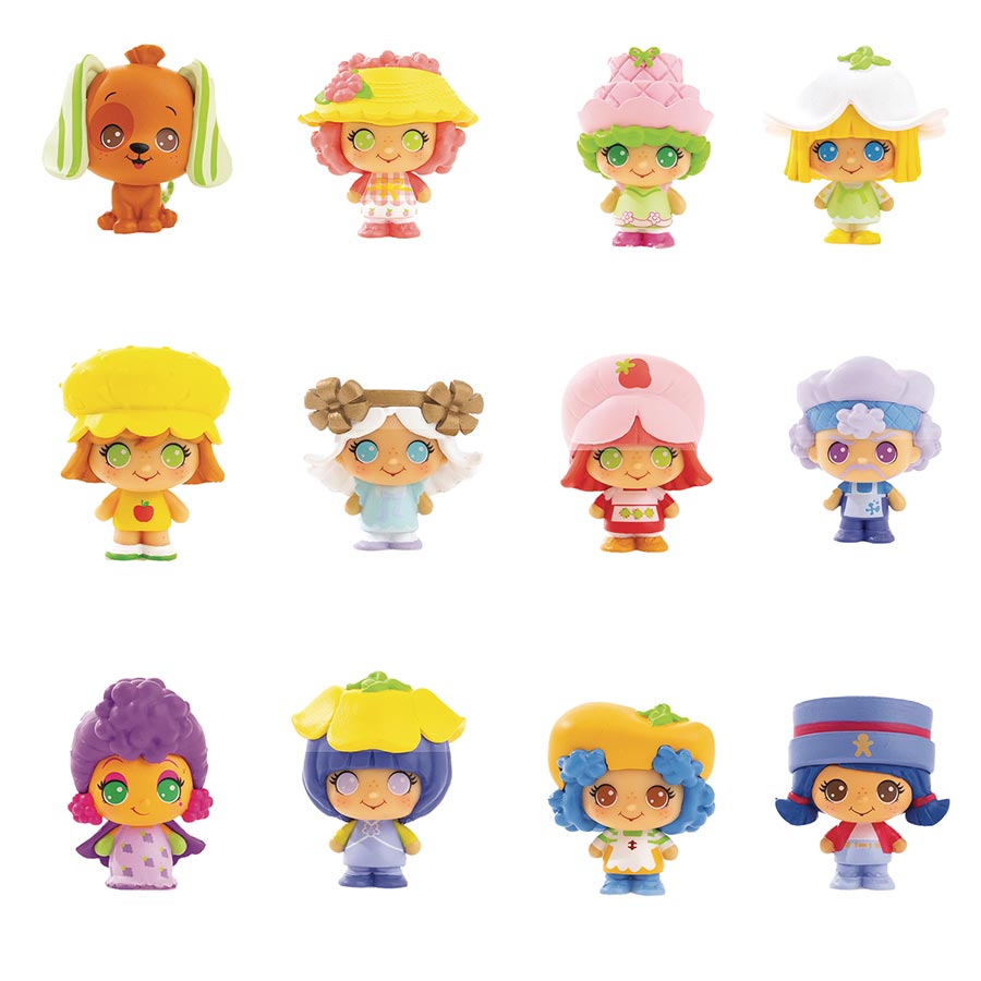 Strawberry Shortcake Cheebee 1.5-Inch Mini Figure Blind Mystery Box 12-Piece Display