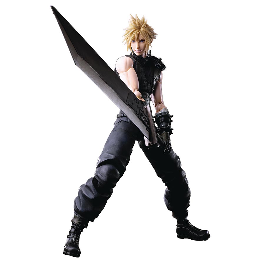 Final Fantasy VII Rebirth Play Arts Kai Action Figure - Cloud Strife