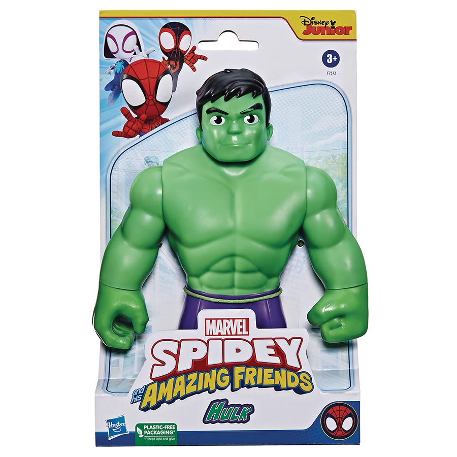 Marvel Spidey And His Amazing Friends Supersized Hulk 9-Inch Action Figure