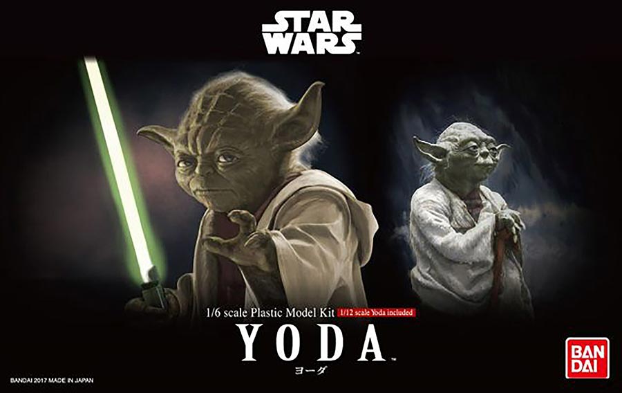 Star Wars Yoda 1/6 Scale & 1/12 Scale Character Line Model Kit