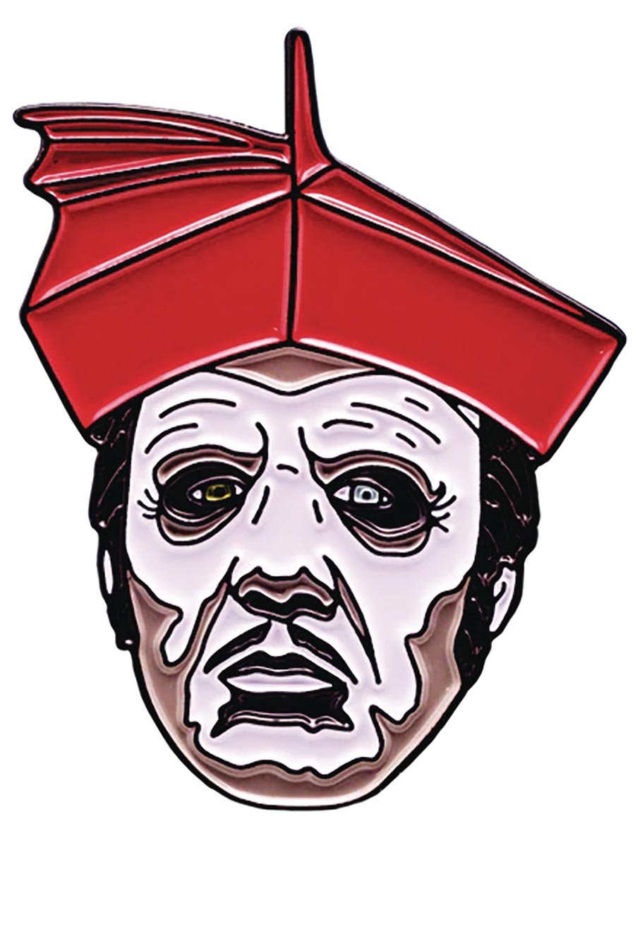 Ghost Enamel Pin - Cardinal Copia