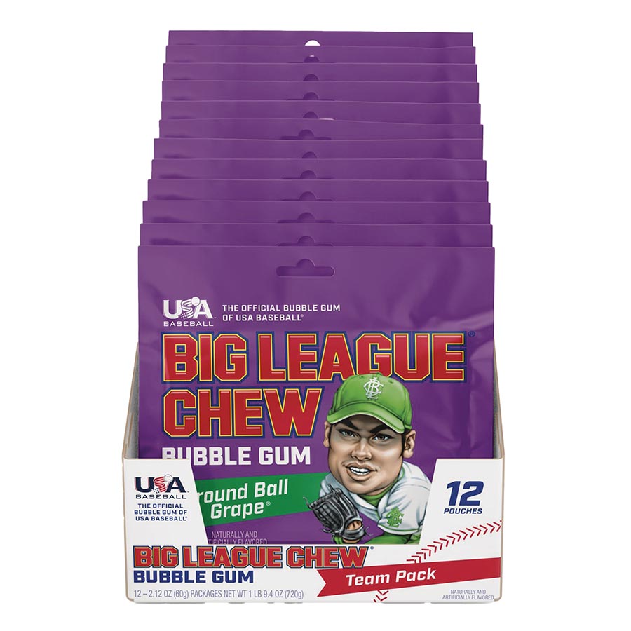 Big League Chew Grape 12-Count Display