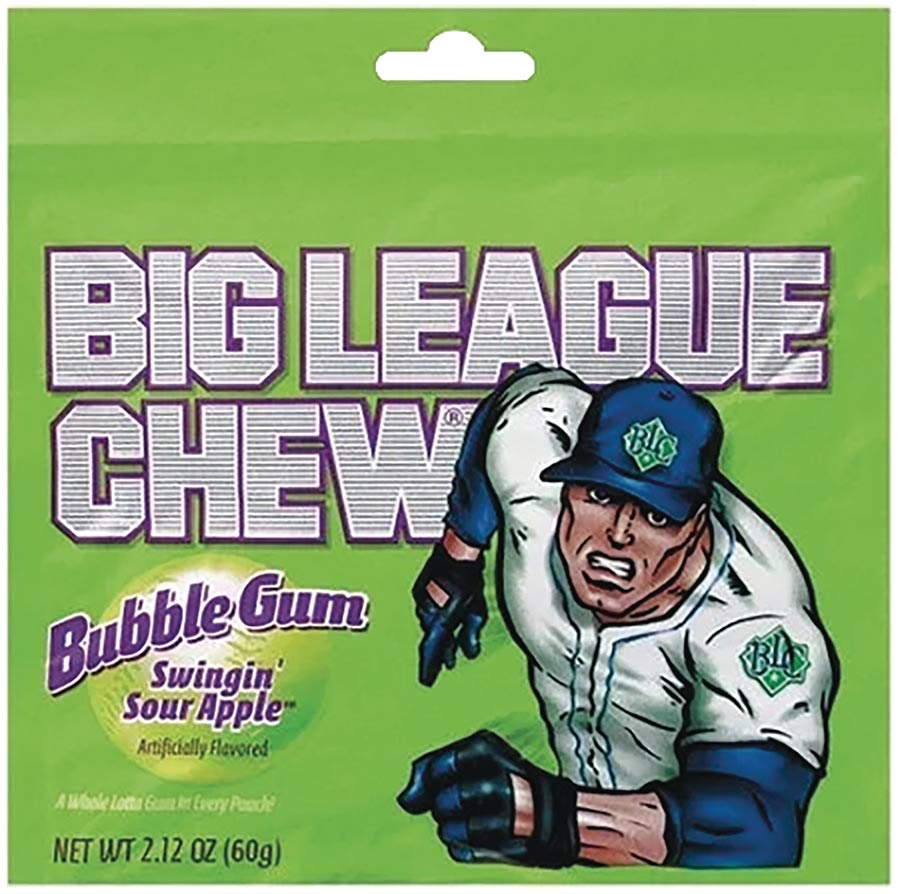 Big League Chew Sour Apple 12-Count Display