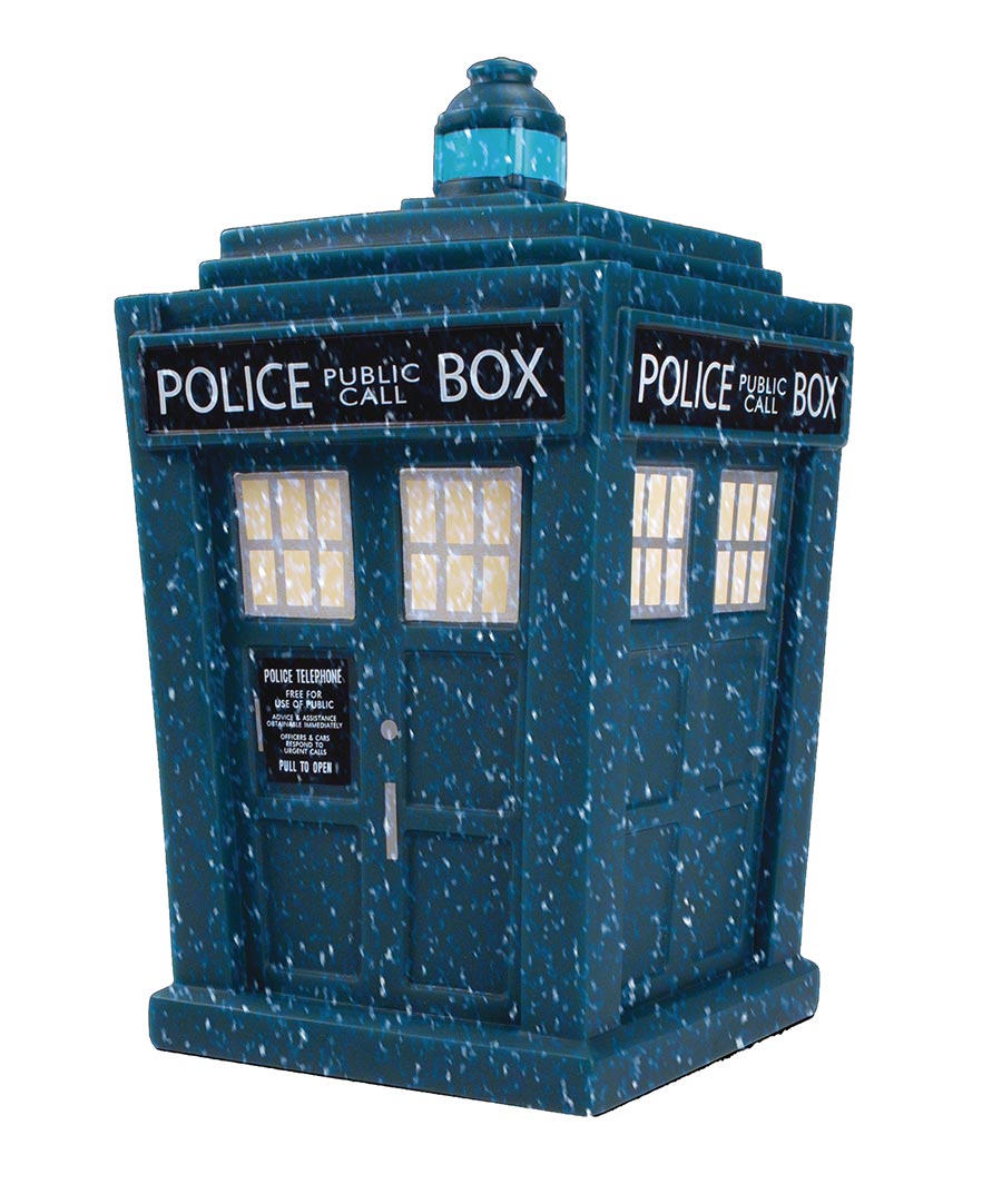 Doctor Who Snow Effect TARDIS 6.5-Inch Vinyl Figure