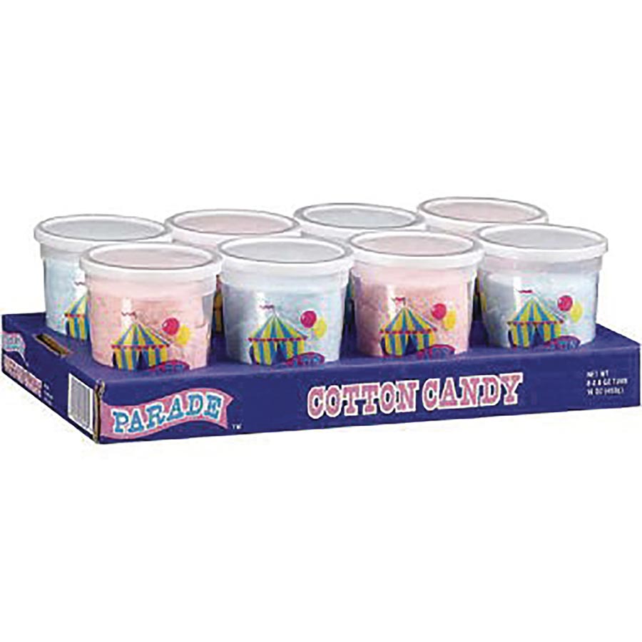 Parade Cotton 2-Ounce Candy Tub 8-Count Display