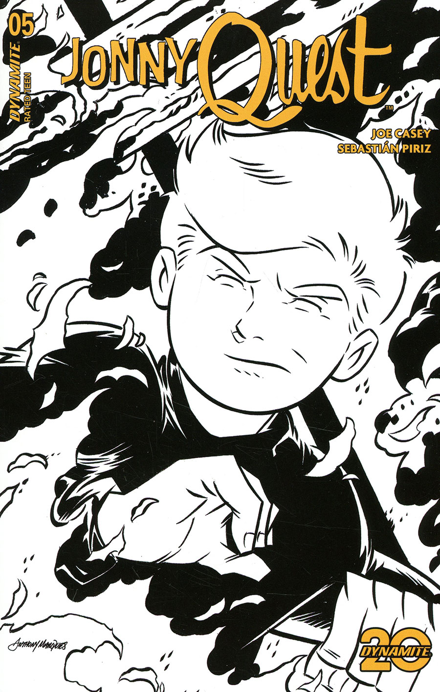 Jonny Quest Vol 2 #5 Cover G Incentive Anthony Marques Line Art Cover