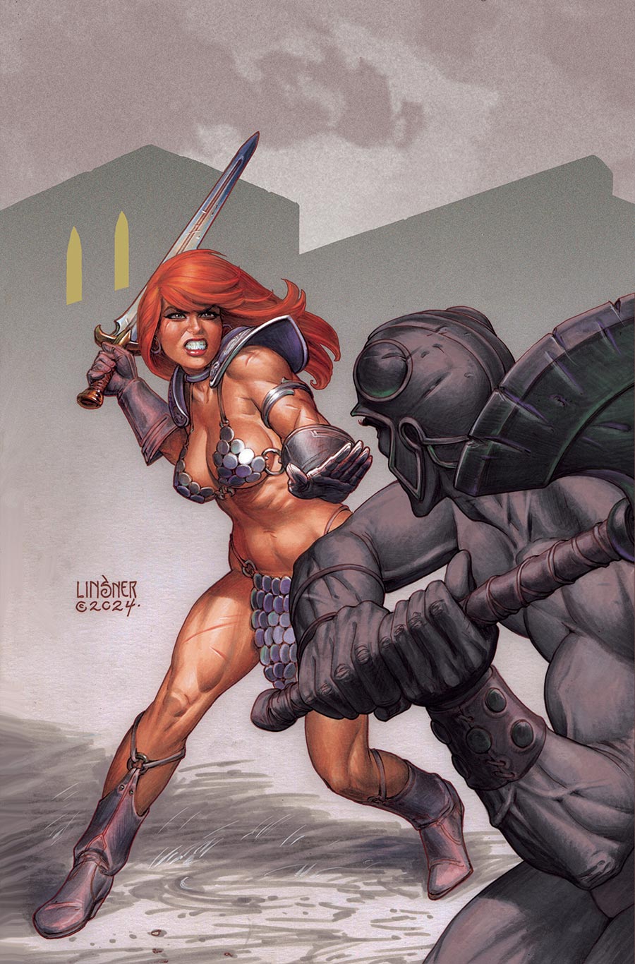 Red Sonja Vol 10 #17 Cover H Incentive Joseph Michael Linsner Virgin Cover