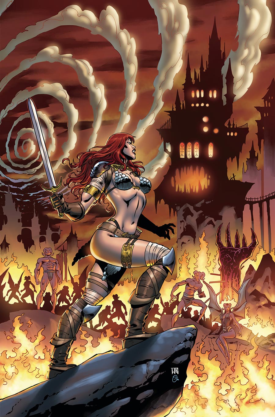 Red Sonja Vol 10 #17 Cover I Incentive Walter Geovani Virgin Cover