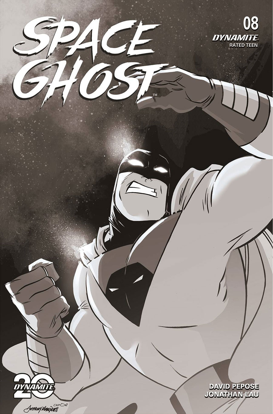 Space Ghost Vol 4 #8 Cover I Incentive Anthony Marques Line Art Cover