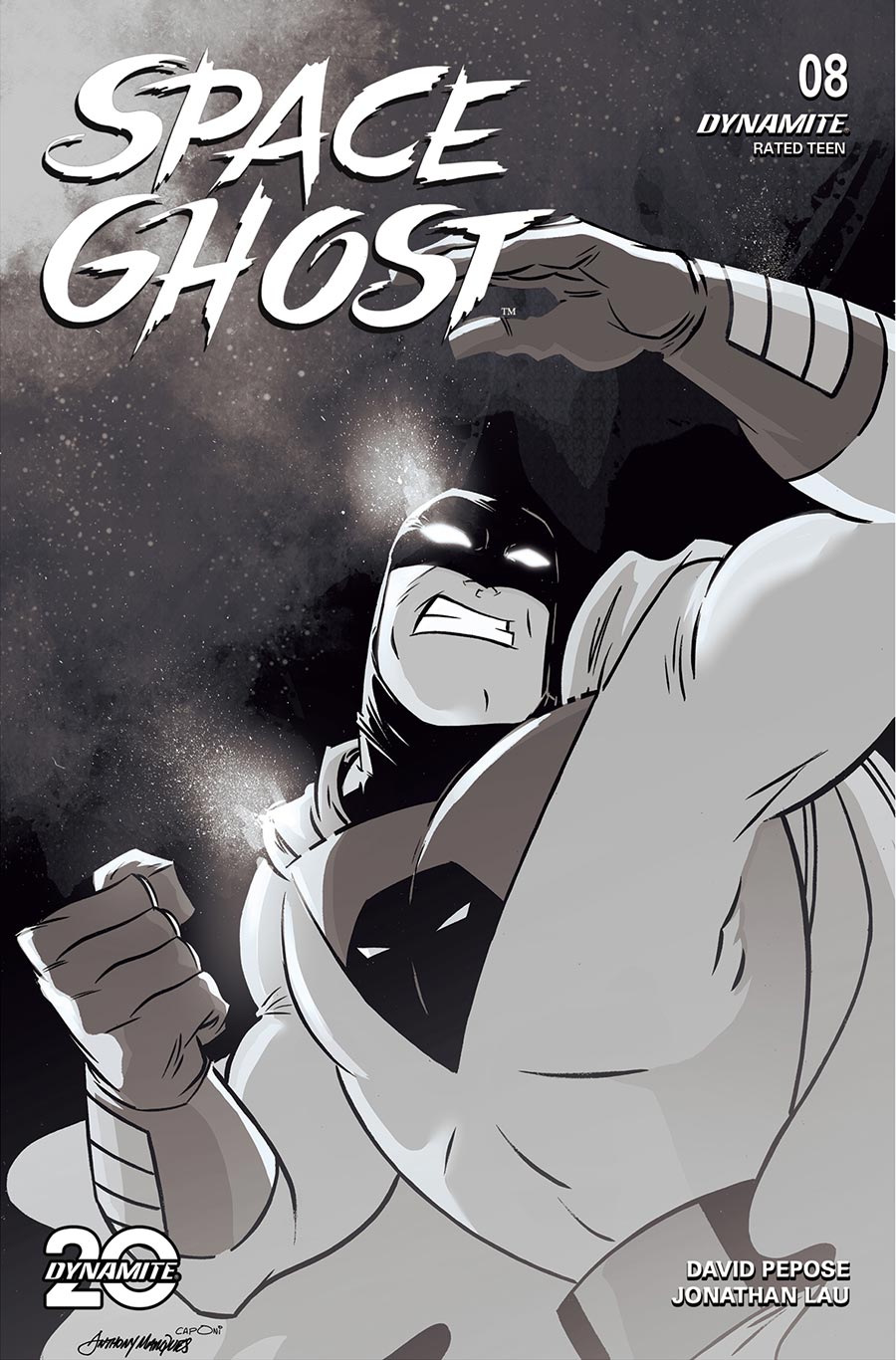 Space Ghost Vol 4 #8 Cover K Incentive Anthony Marques Line Art Virgin Cover