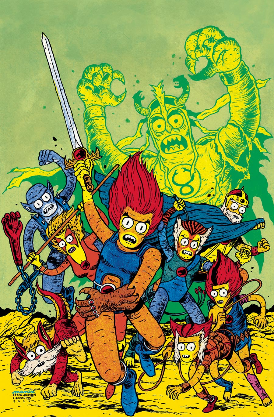 Thundercats Vol 3 #11 Cover K Dynamite Metal Premium Manix Cover