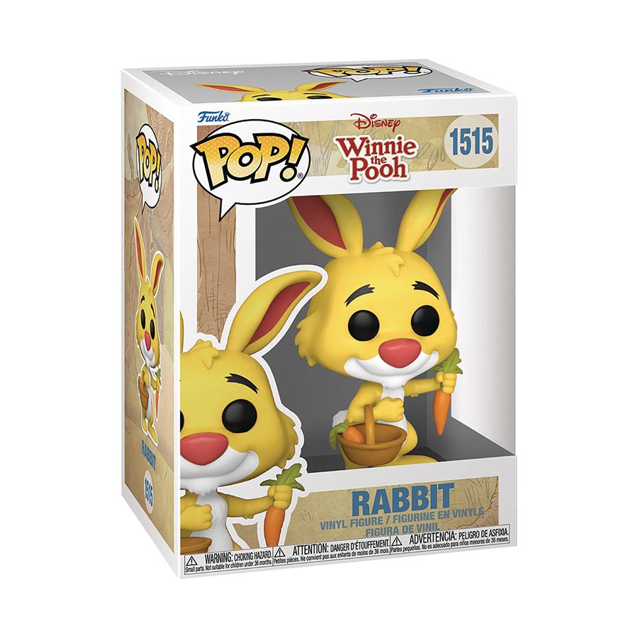 POP Disney Winnie The Pooh Rabbit With Basket Vinyl Figure