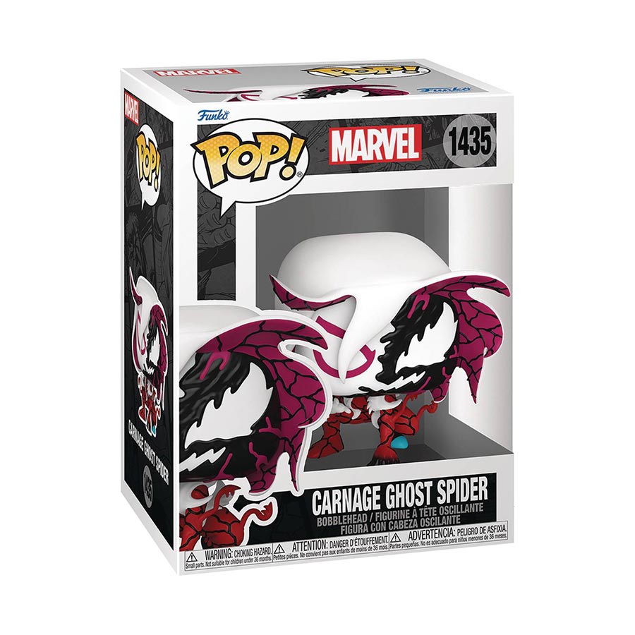 POP Marvel Carnage Ghost-Spider Vinyl Bobble Head