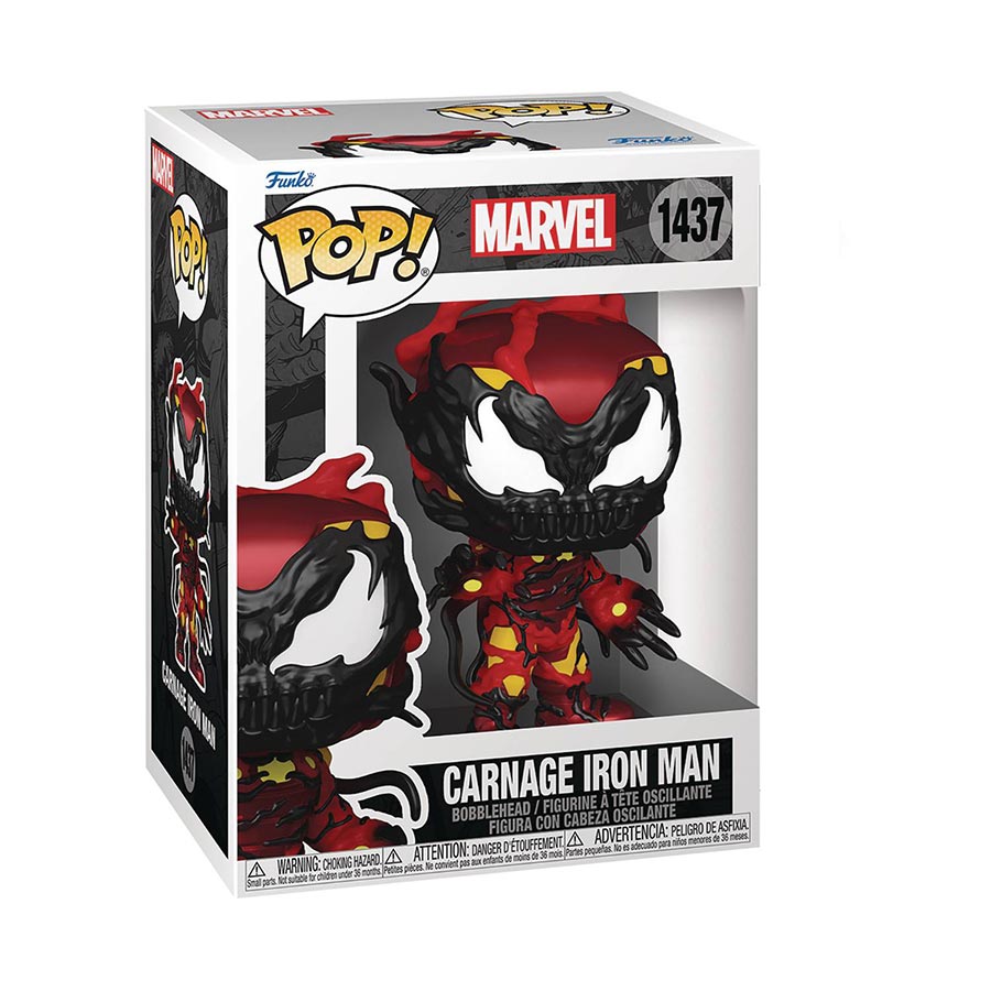 POP Marvel Carnage Iron Man Vinyl Bobble Head