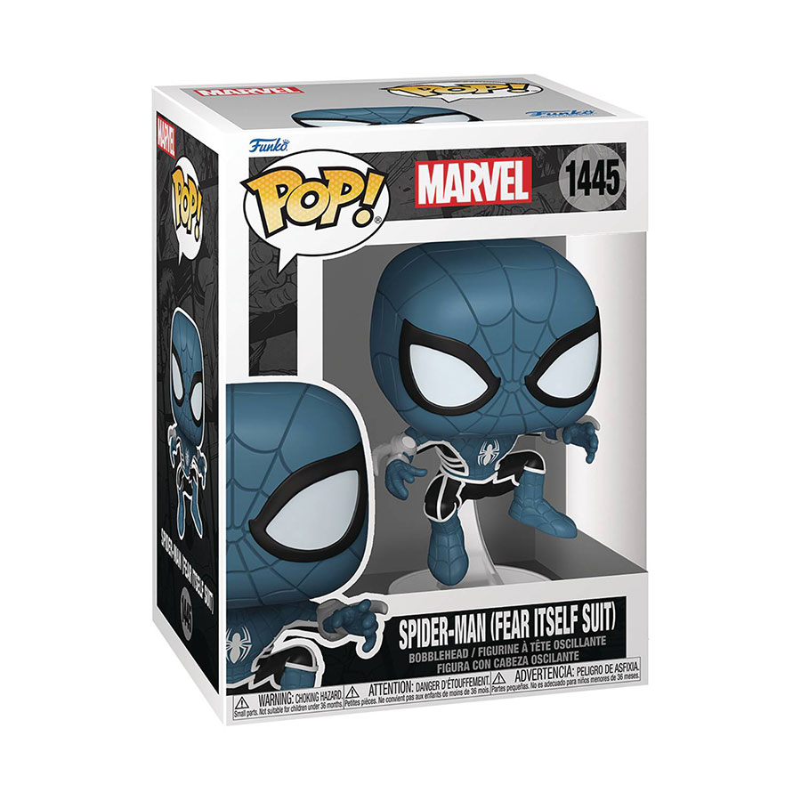 POP Marvel Asgardian Armor Spider-Man (Fear Itself Suit) Glow-In-The-Dark Vinyl Bobble Head