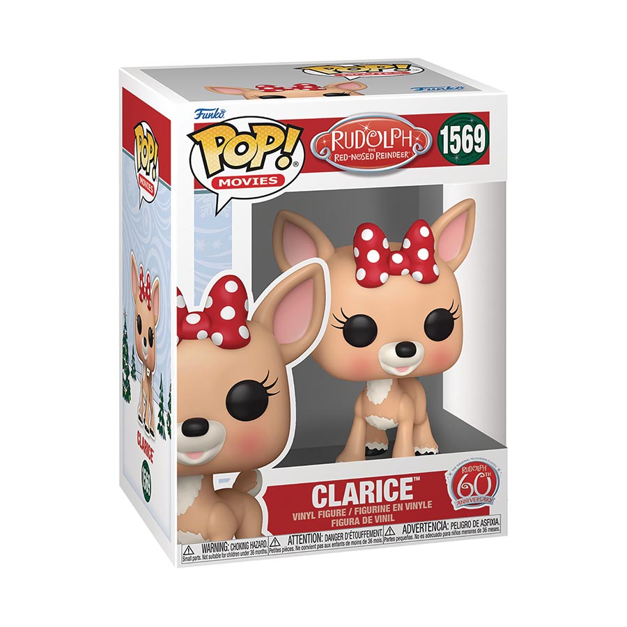 POP Movies Rudolph The Red-Nosed Reindeer Series 4 Clarice Vinyl Figure