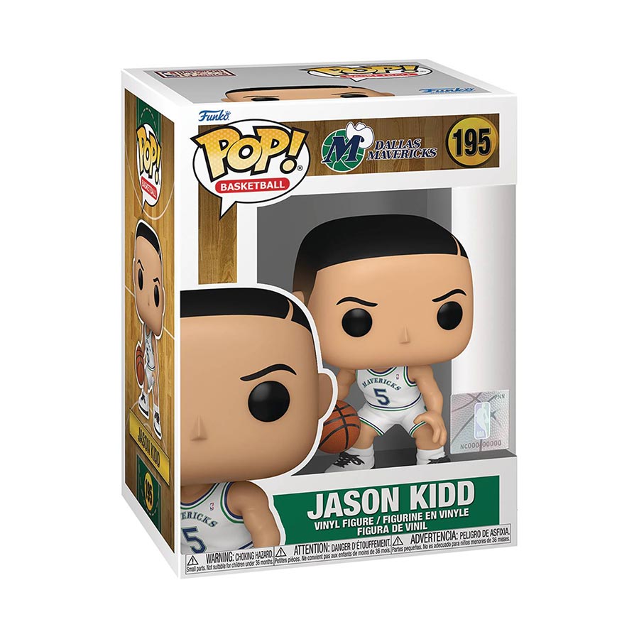 POP NBA Dallas Mavericks Rookie Season Jason Kidd Vinyl Figure