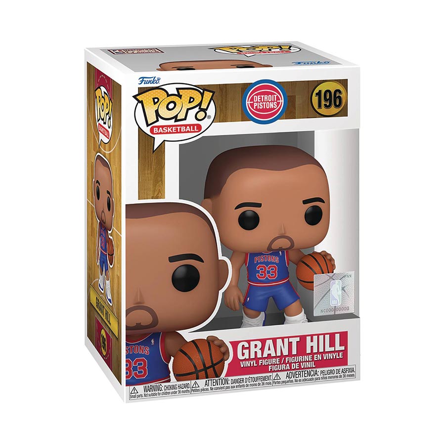 POP NBA Detroit Pistons Rookie Season Grant Hill Vinyl Figure