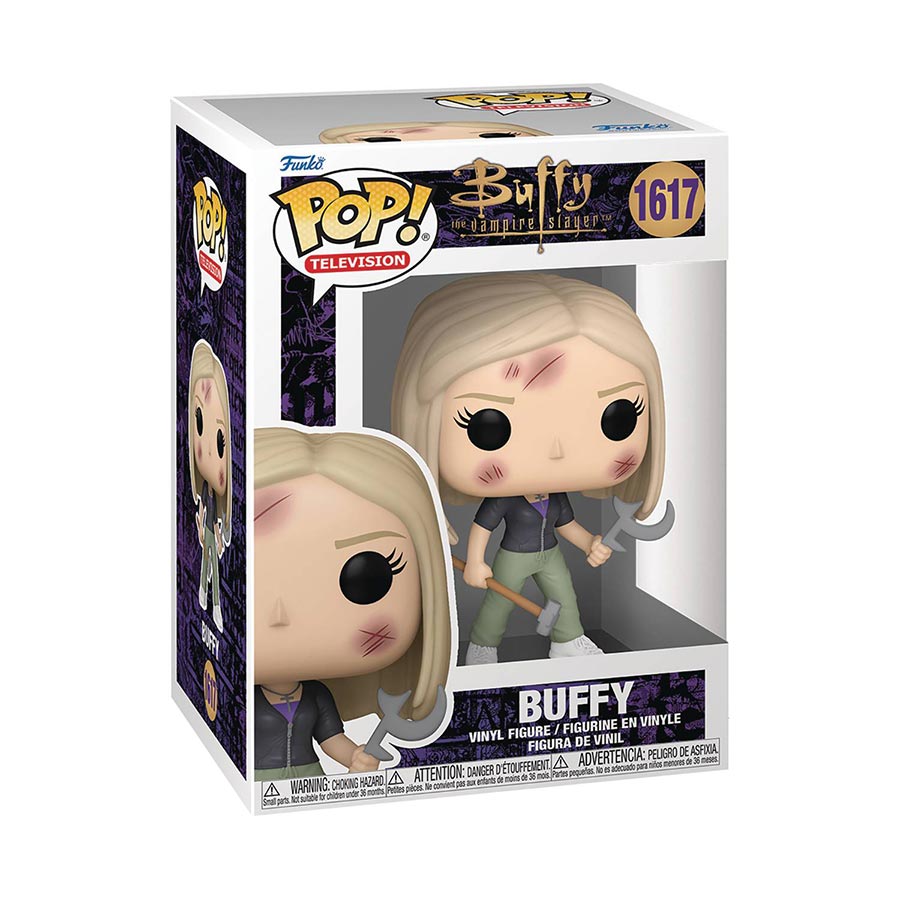 POP Television Buffy The Vampire Slayer Buffy With Weapons Vinyl Figure