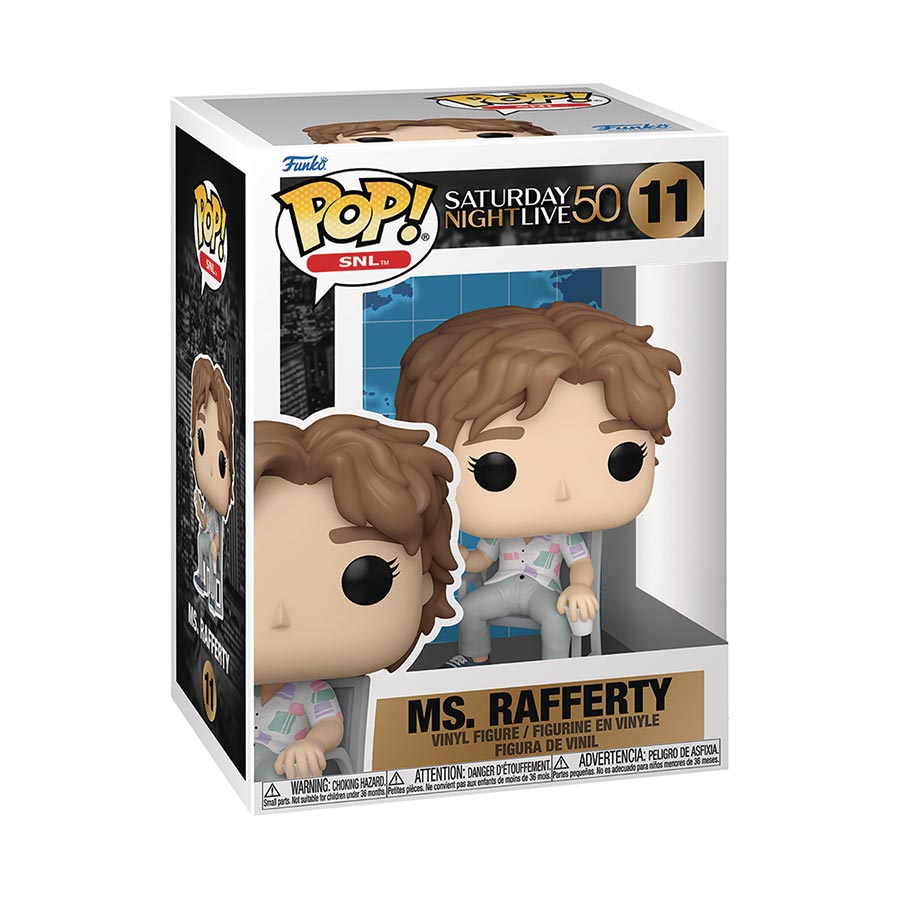 POP Television Saturday Night Live 50th Anniversary Ms Rafferty Vinyl Figure