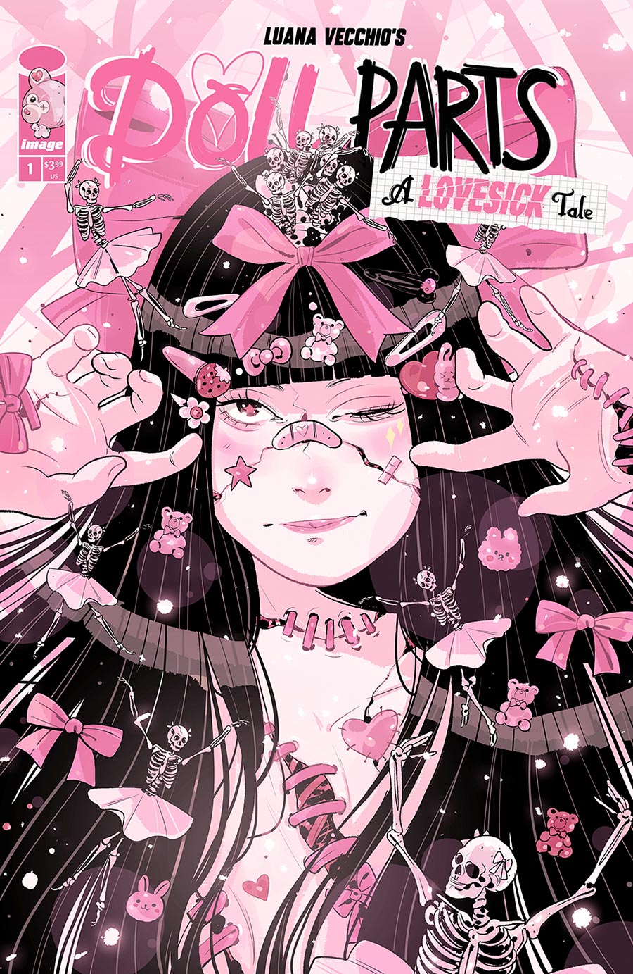 Doll Parts A Lovesick Tale #1 Cover B Variant Luana Vecchio Bows Cover