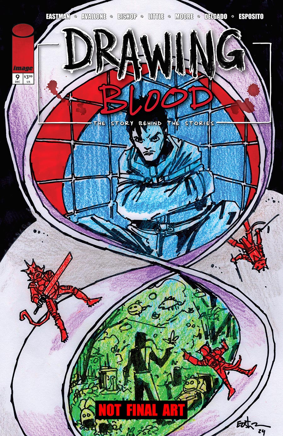 Drawing Blood #9 Cover A Regular Kevin Eastman Cover