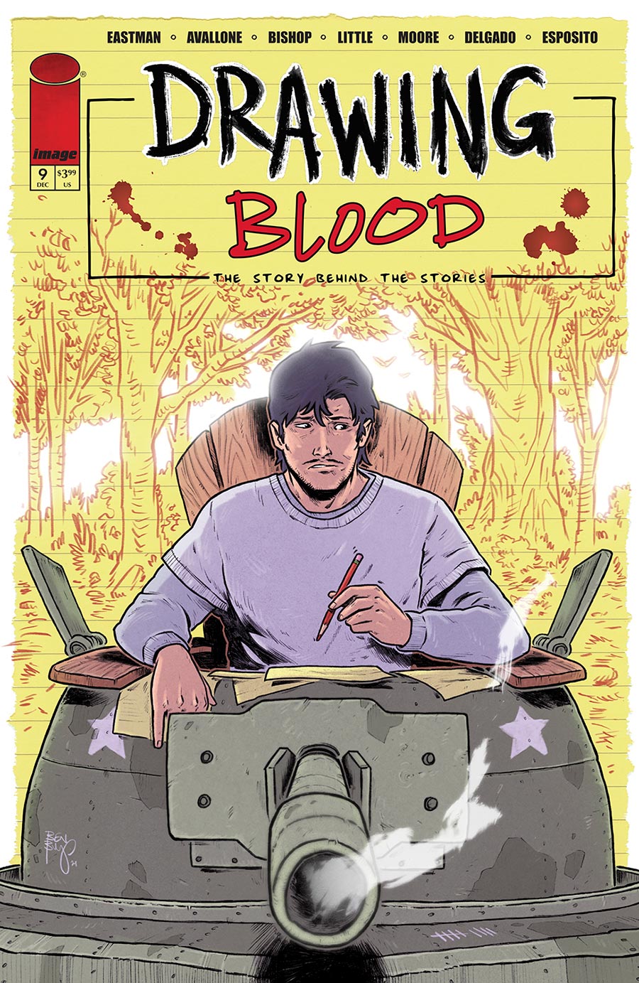 Drawing Blood #9 Cover B Variant Ben Bishop Cover