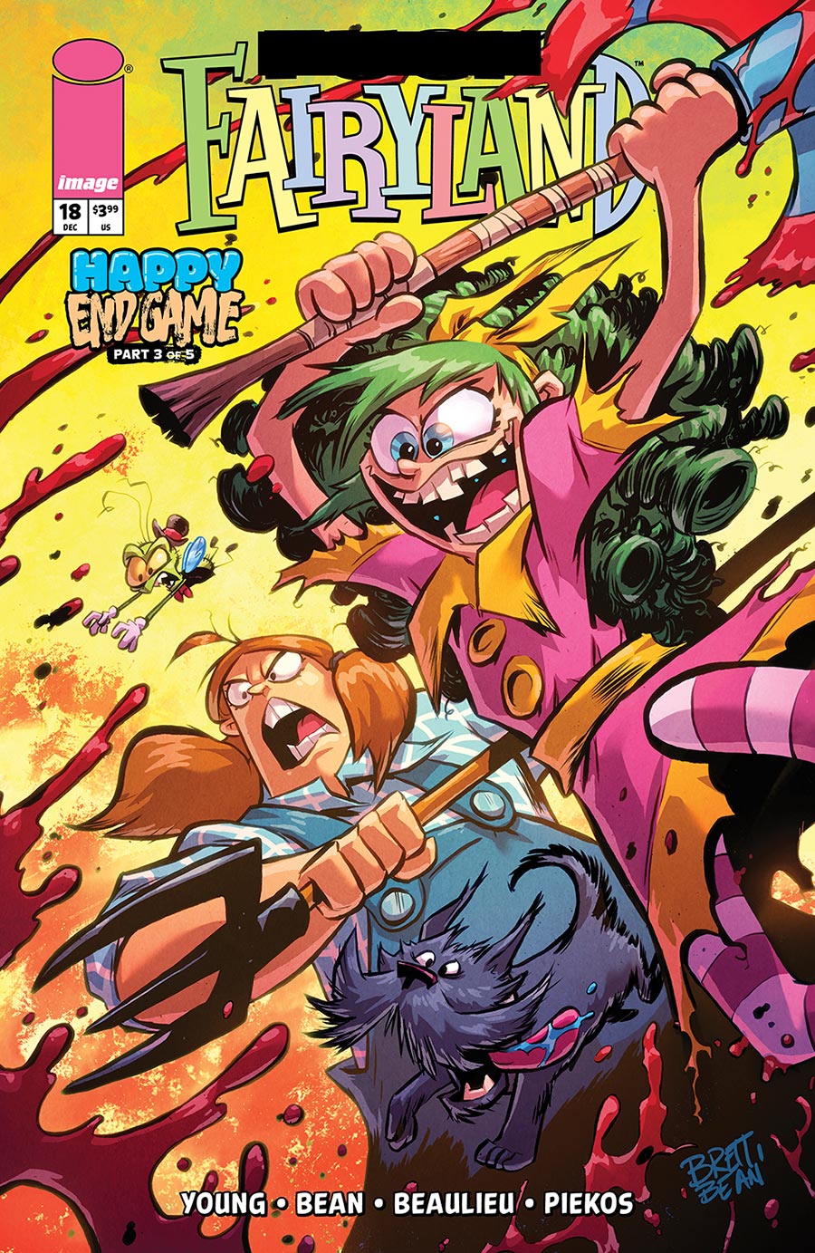 I Hate Fairyland Vol 2 #18 Cover B Variant Brett Bean F**k (Uncensored) Fairyland Cover