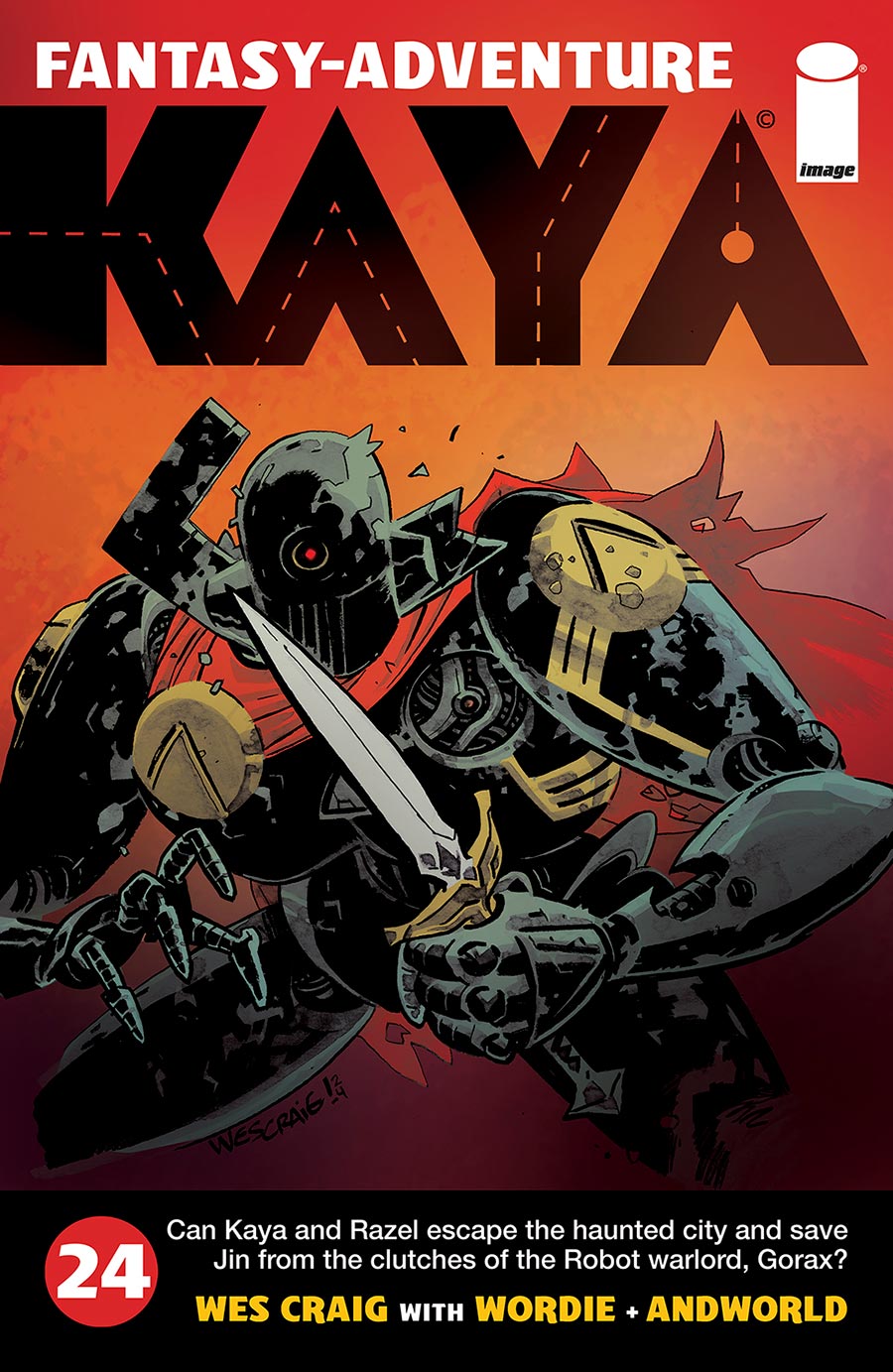 Kaya #24 Cover A Regular Wes Craig Cover