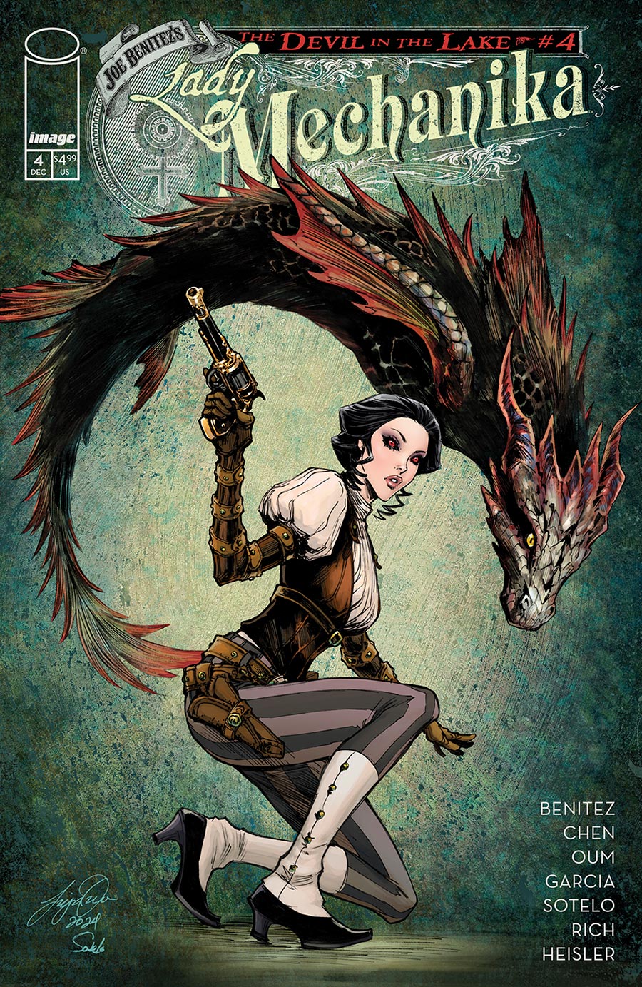 Lady Mechanika The Devil In The Lake #4 Cover B Variant Siya Oum Cover