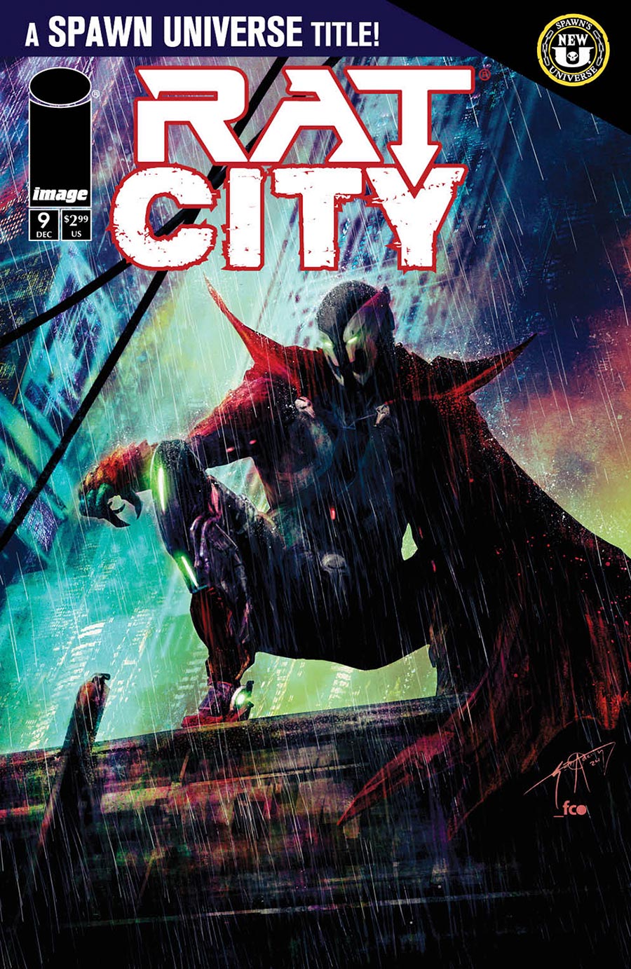 Rat City #9 Cover B Variant Seth Adams Cover