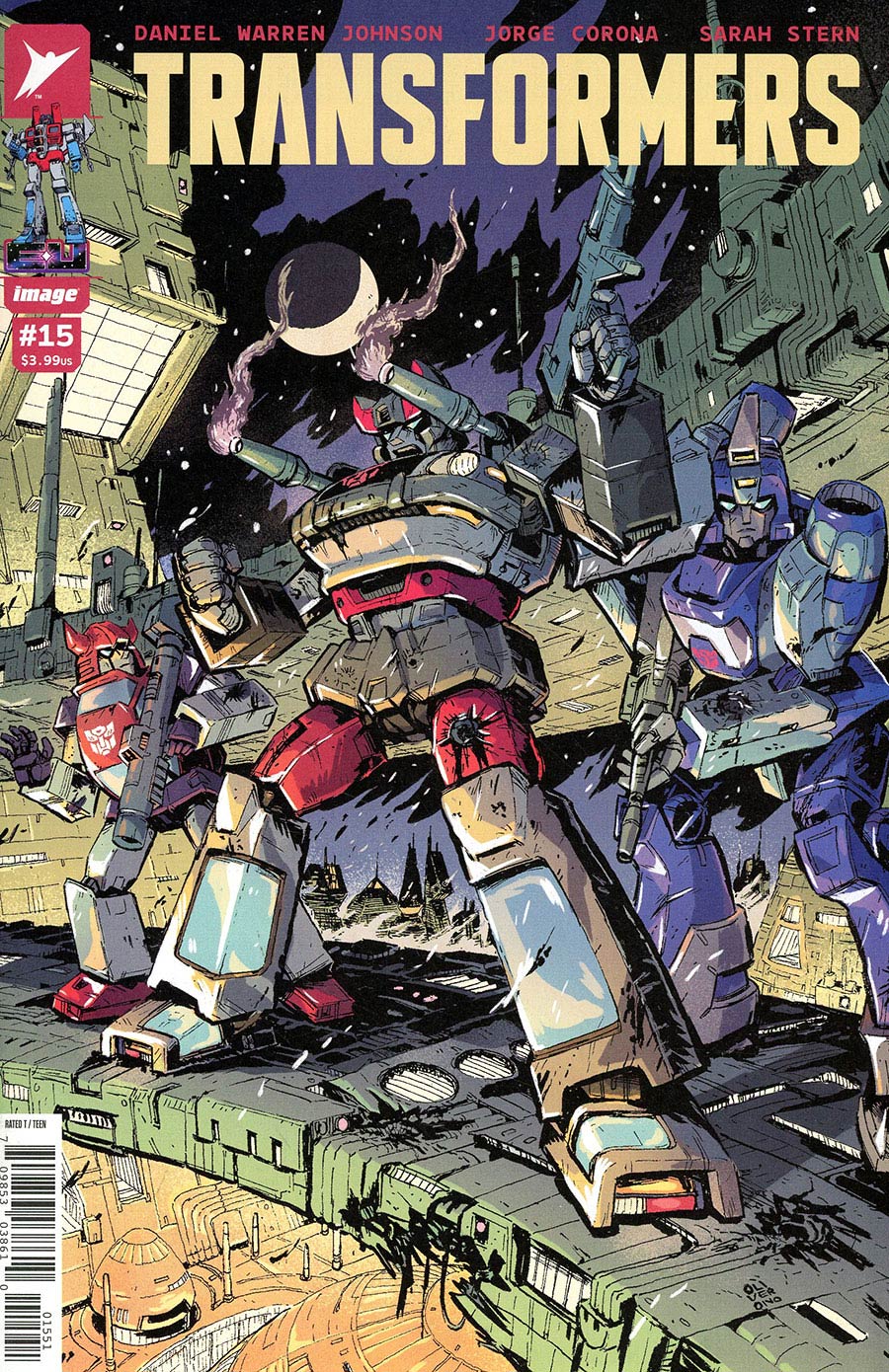 Transformers Vol 5 #15 Cover E Incentive Oliver Ono Variant Cover