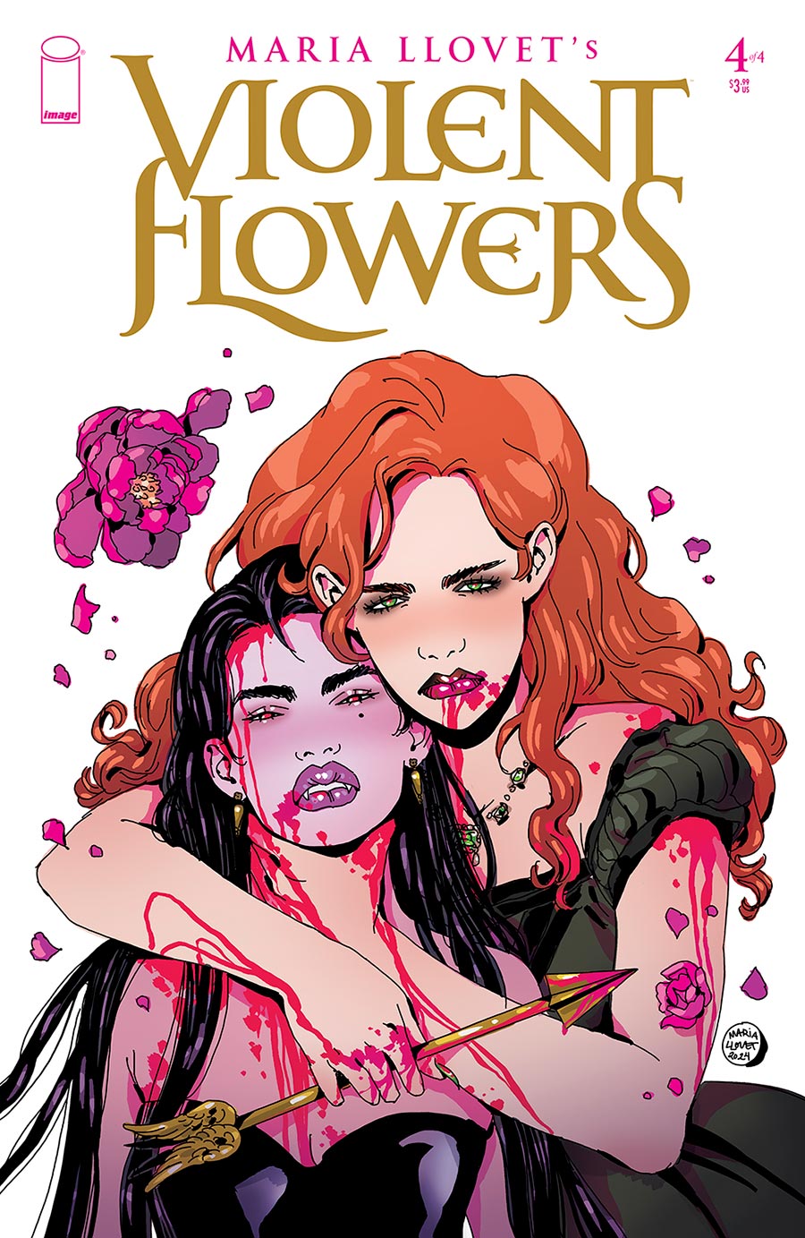 Maria Llovets Violent Flowers #4 Cover A Regular Maria Llovet Cover