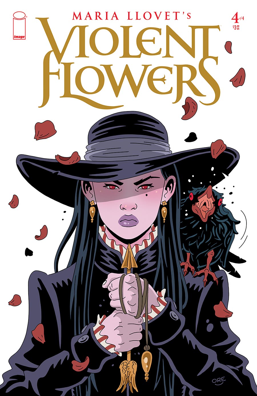 Maria Llovets Violent Flowers #4 Cover D Variant Jesus Orellana Cover