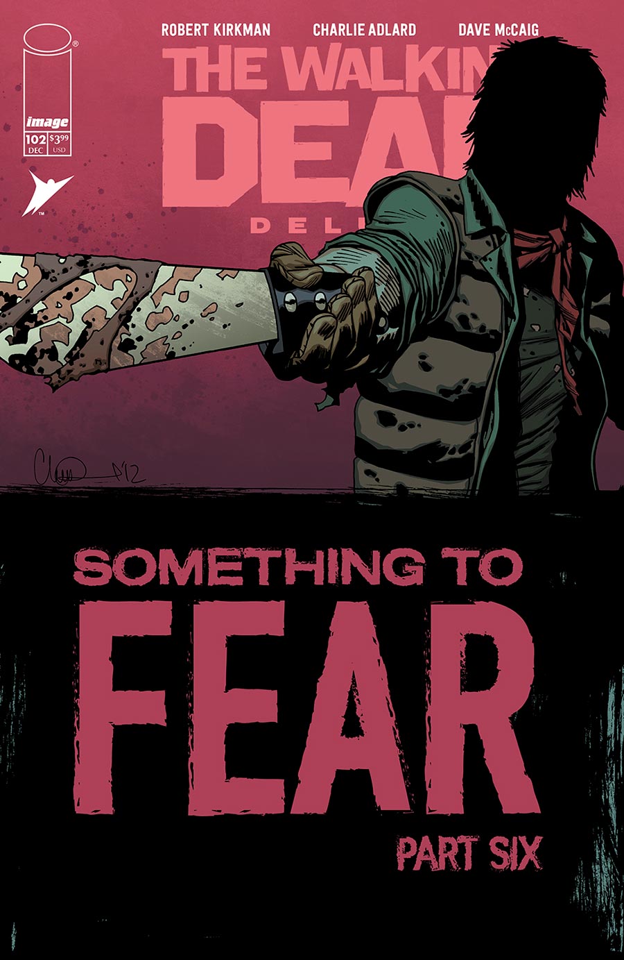 Walking Dead Deluxe #102 Cover B Variant Charlie Adlard & Dave McCaig Cover