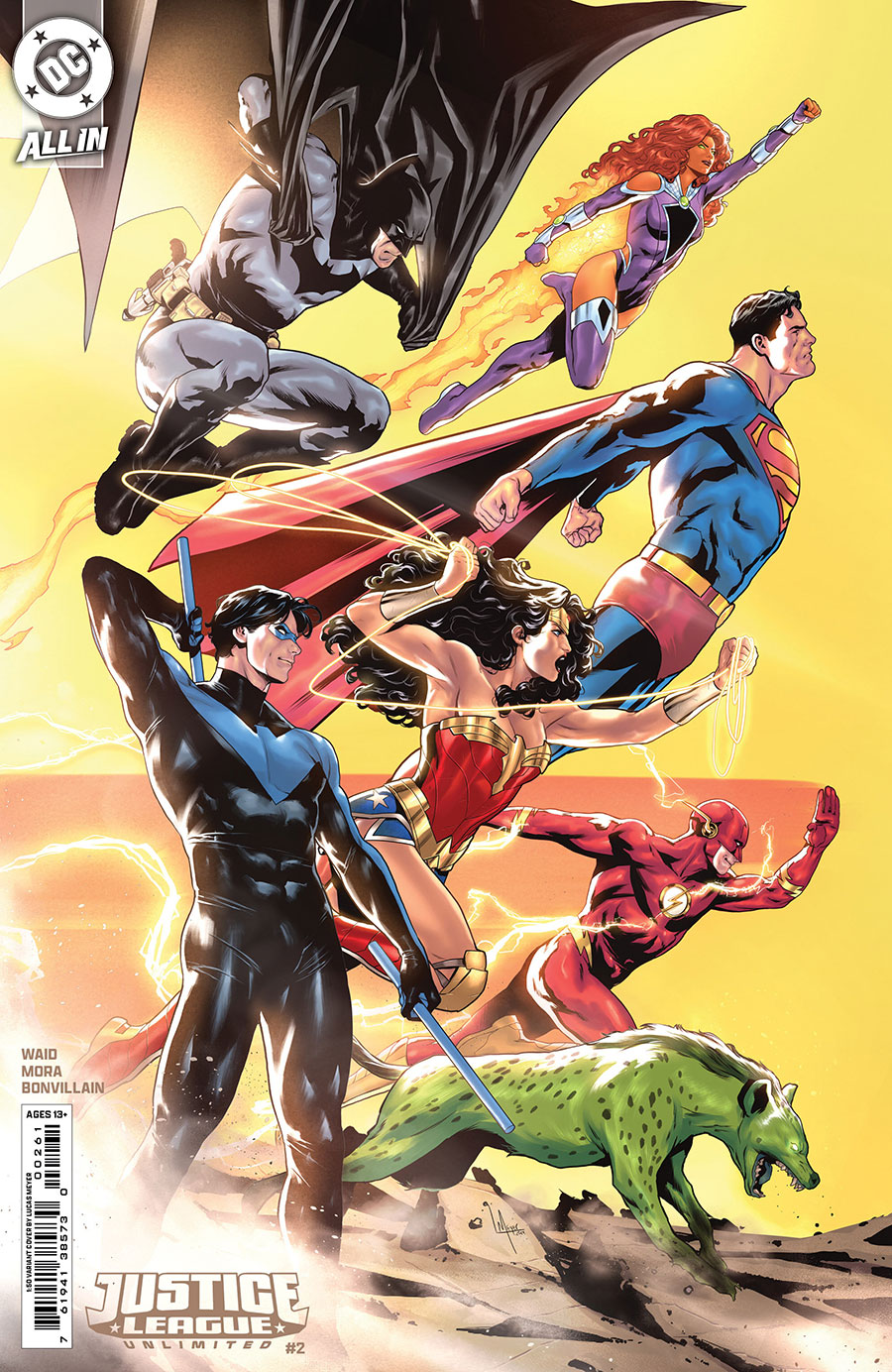 Justice League Unlimited #2 Cover H Incentive Lucas Meyer Card Stock Variant Cover (DC All In)