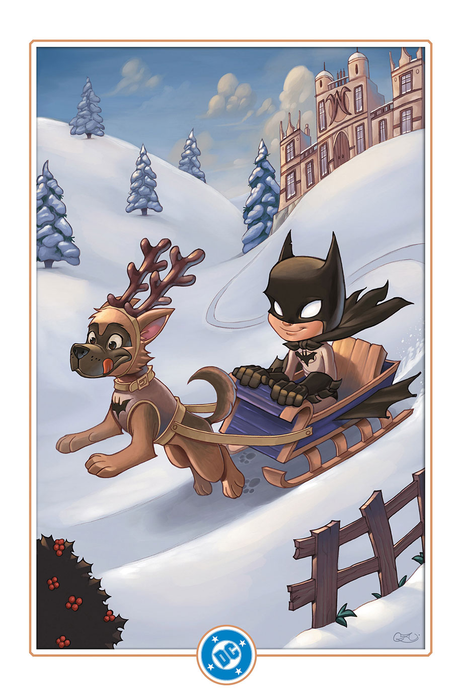 Batman Vol 3 #155 Cover E Variant Chrissie Zullo DC Winter Wonderland Card Stock Cover (DC All In)