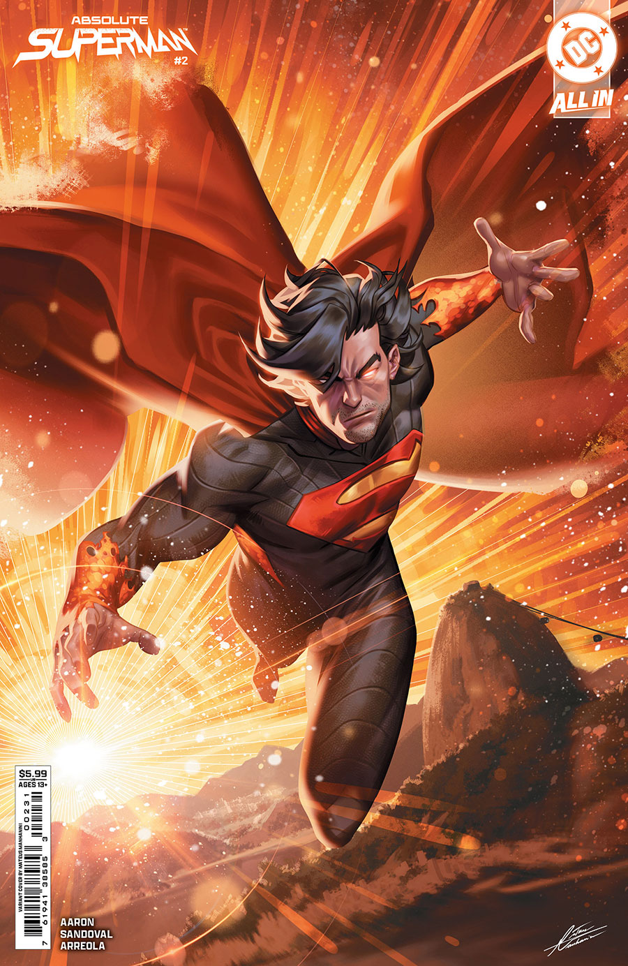 Absolute Superman #2 Cover C Variant Mateus Manhanini Card Stock Cover (DC All In)