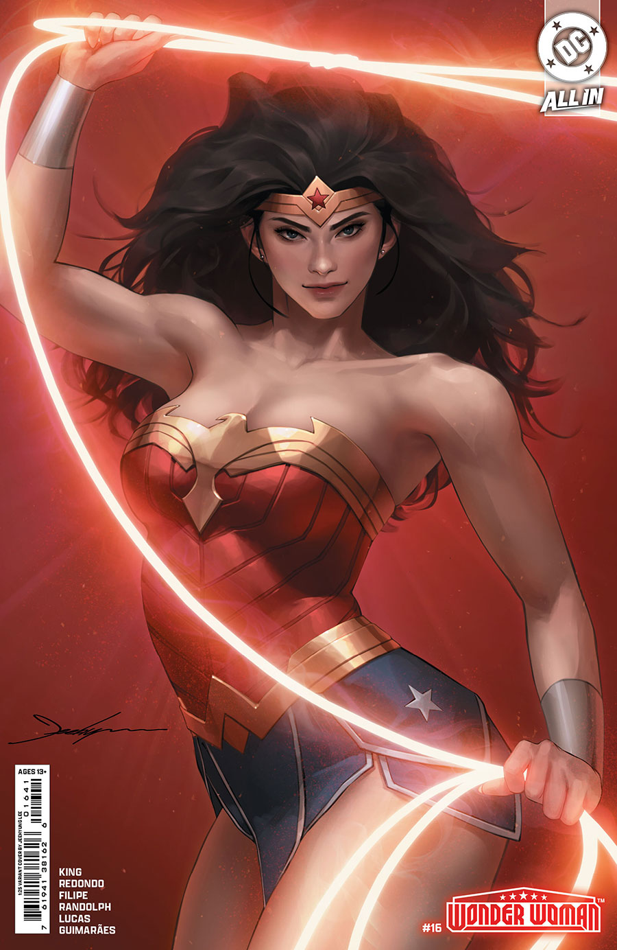 Wonder Woman Vol 6 #16 Cover E Incentive Jeehyung Lee Card Stock Variant Cover (DC All In)