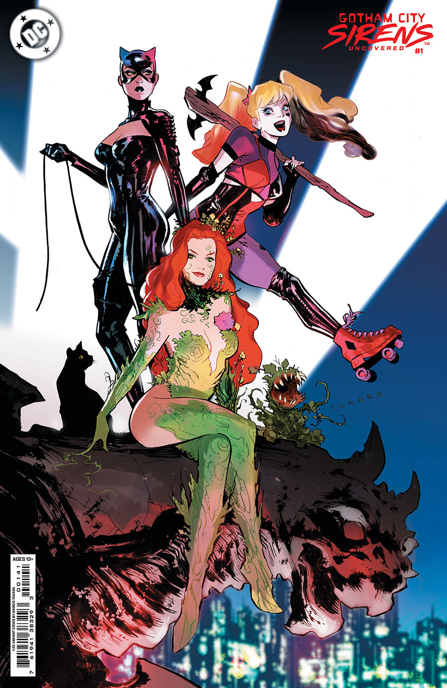 Gotham City Sirens Uncovered #1 (One Shot) Cover E Incentive Marcio Takara Variant Cover