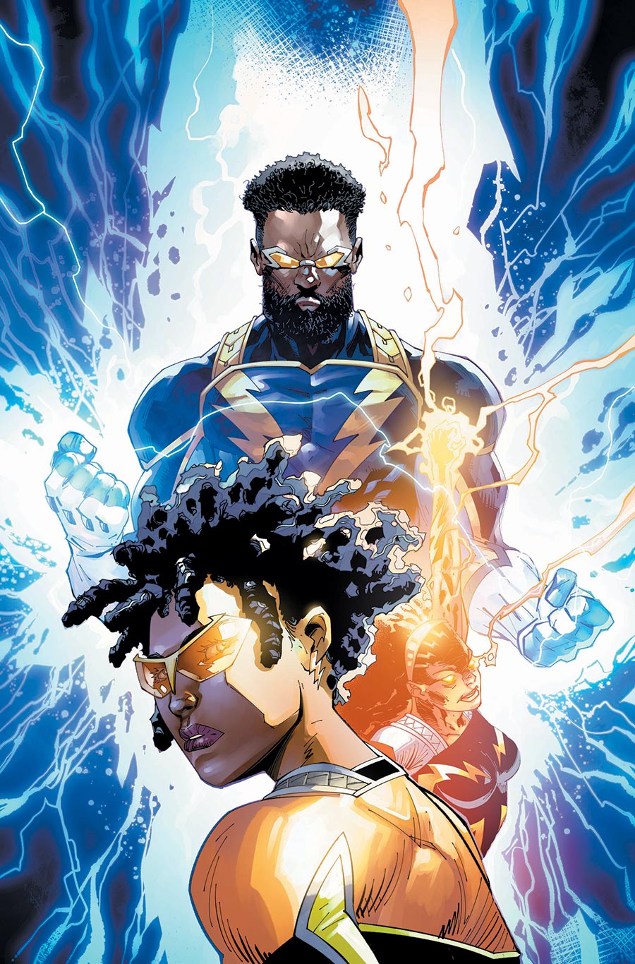 Black Lightning Vol 3 #2 Cover B Variant Ryan Benjamin Card Stock Cover (DC All In)