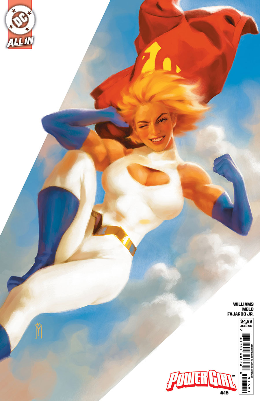 Power Girl Vol 3 #16 Cover B Variant Miguel Mercado Card Stock Cover (DC All In)