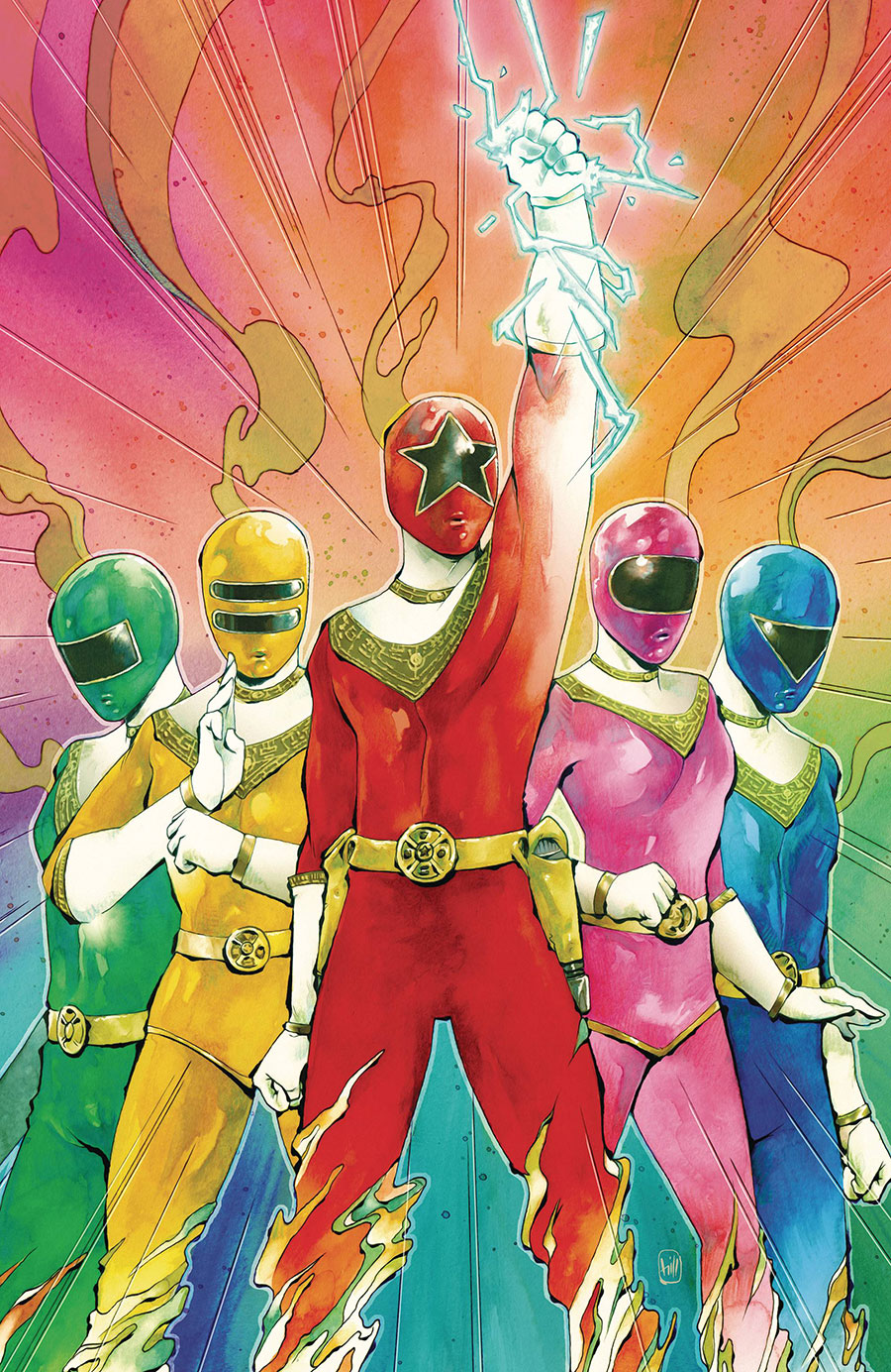 Power Rangers Prime #2 Cover E Incentive Chuma Hill Virgin Cover