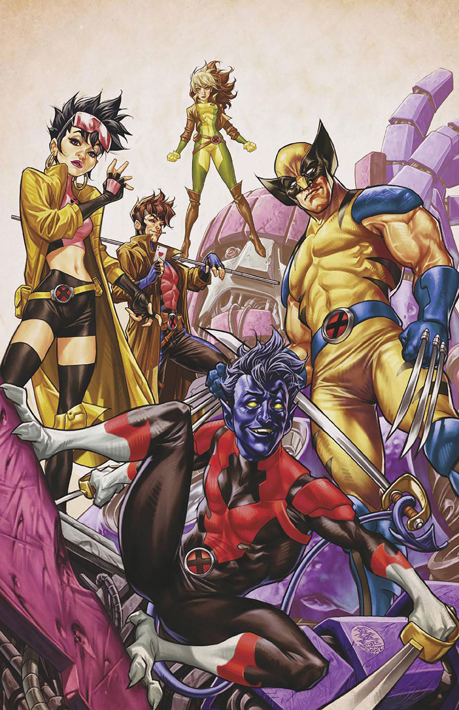 Uncanny X-Men Vol 6 #7 Cover E Incentive Mark Brooks Virgin Cover (Raid On Graymalkin Part 2)