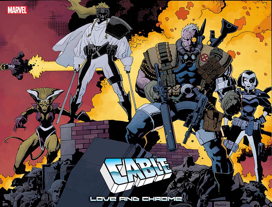 Cable Love And Chrome #1 Cover E Incentive Mike Mignola Hidden Gem Wraparound Variant Cover