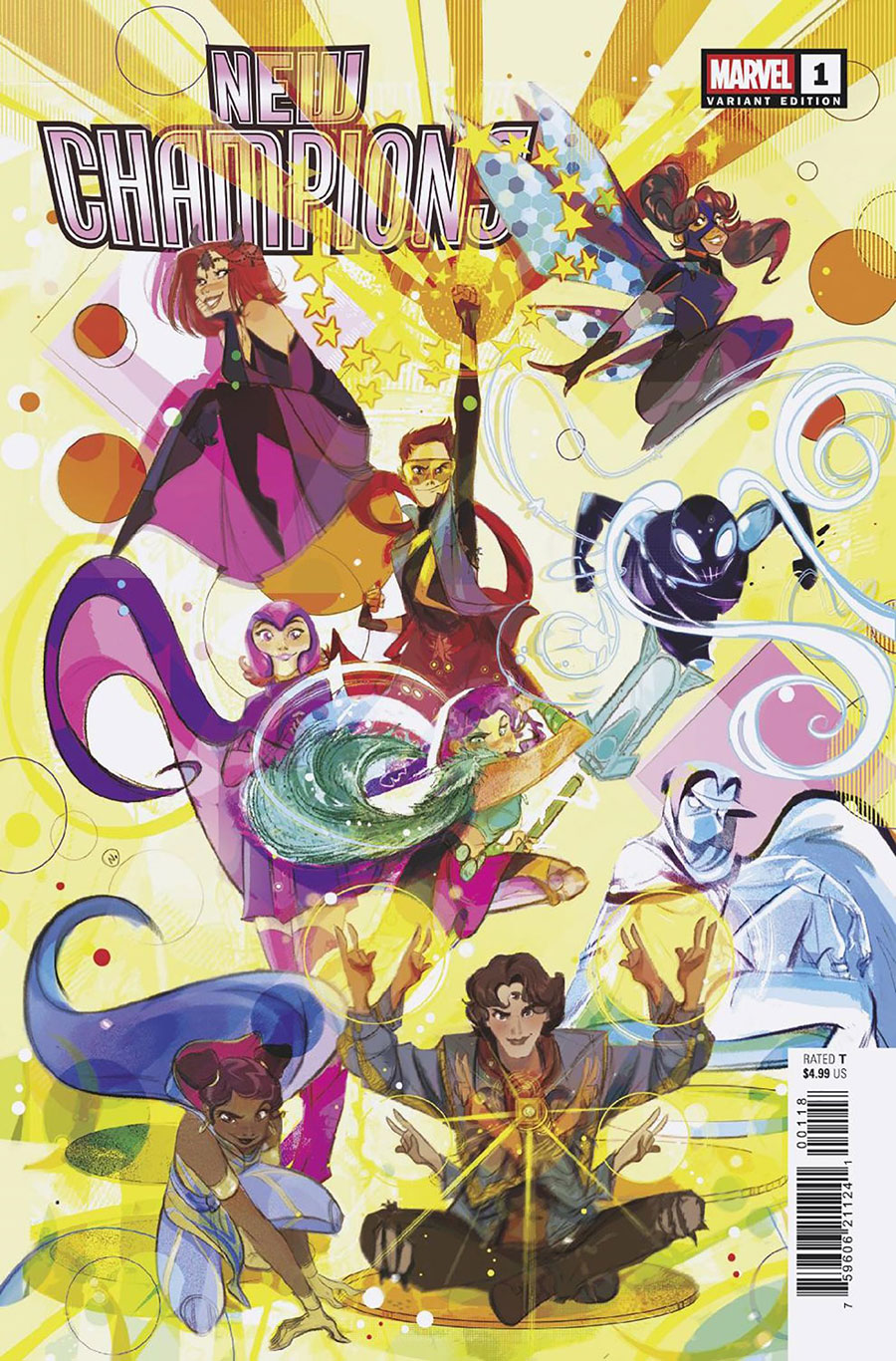 New Champions #1 Cover H Incentive Nicoletta Baldari Variant Cover