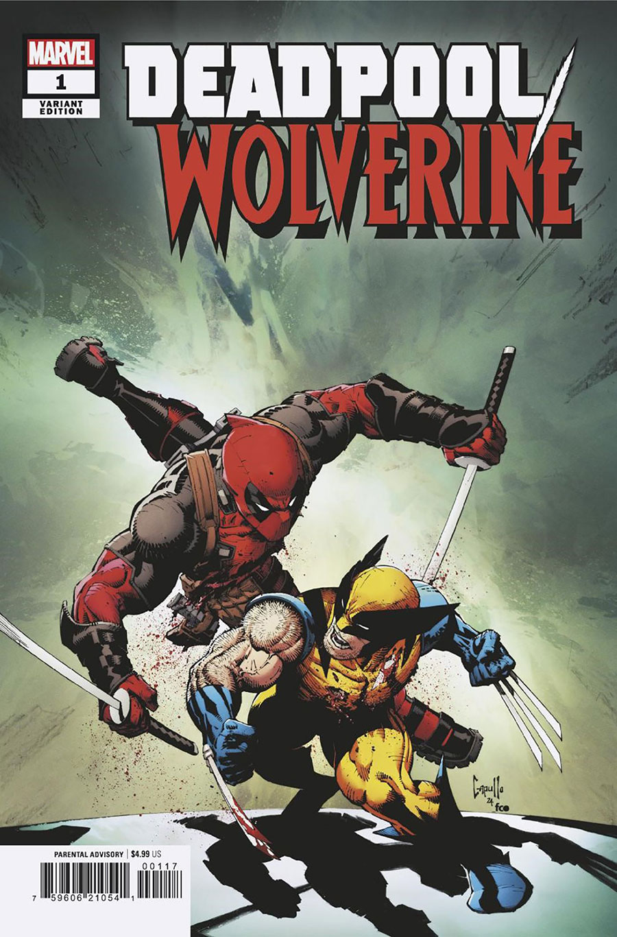 Deadpool Wolverine #1 Cover I Incentive Greg Capullo Variant Cover