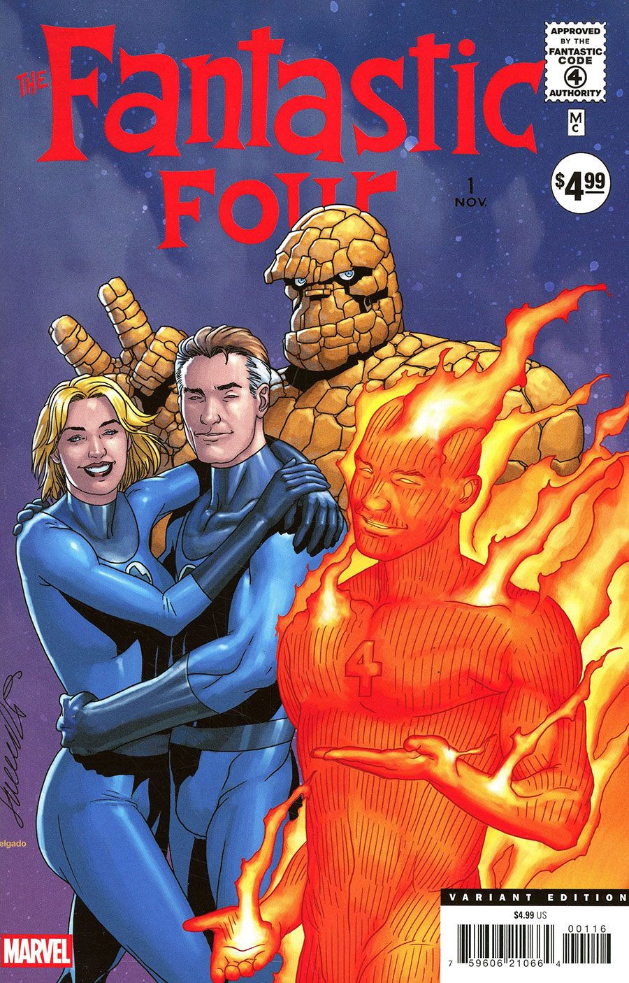 Fantastic Four #1 Cover I Facsimile Edition Incentive Salvador Larroca Variant Cover (2025 Printing)