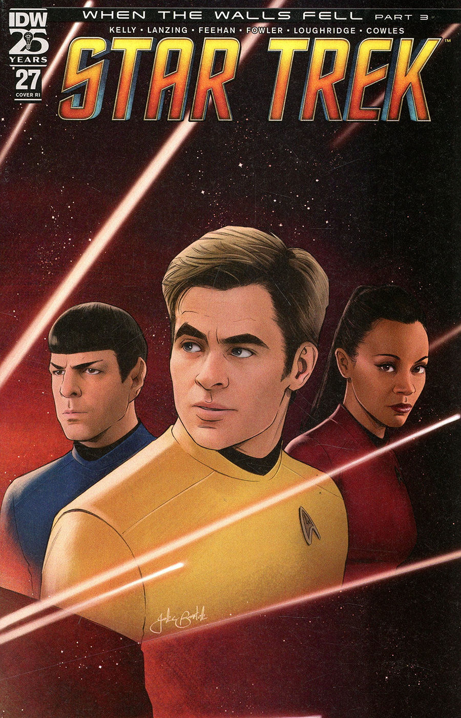 Star Trek (IDW) Vol 2 #27 Cover C Incentive Jake Bartok Variant Cover