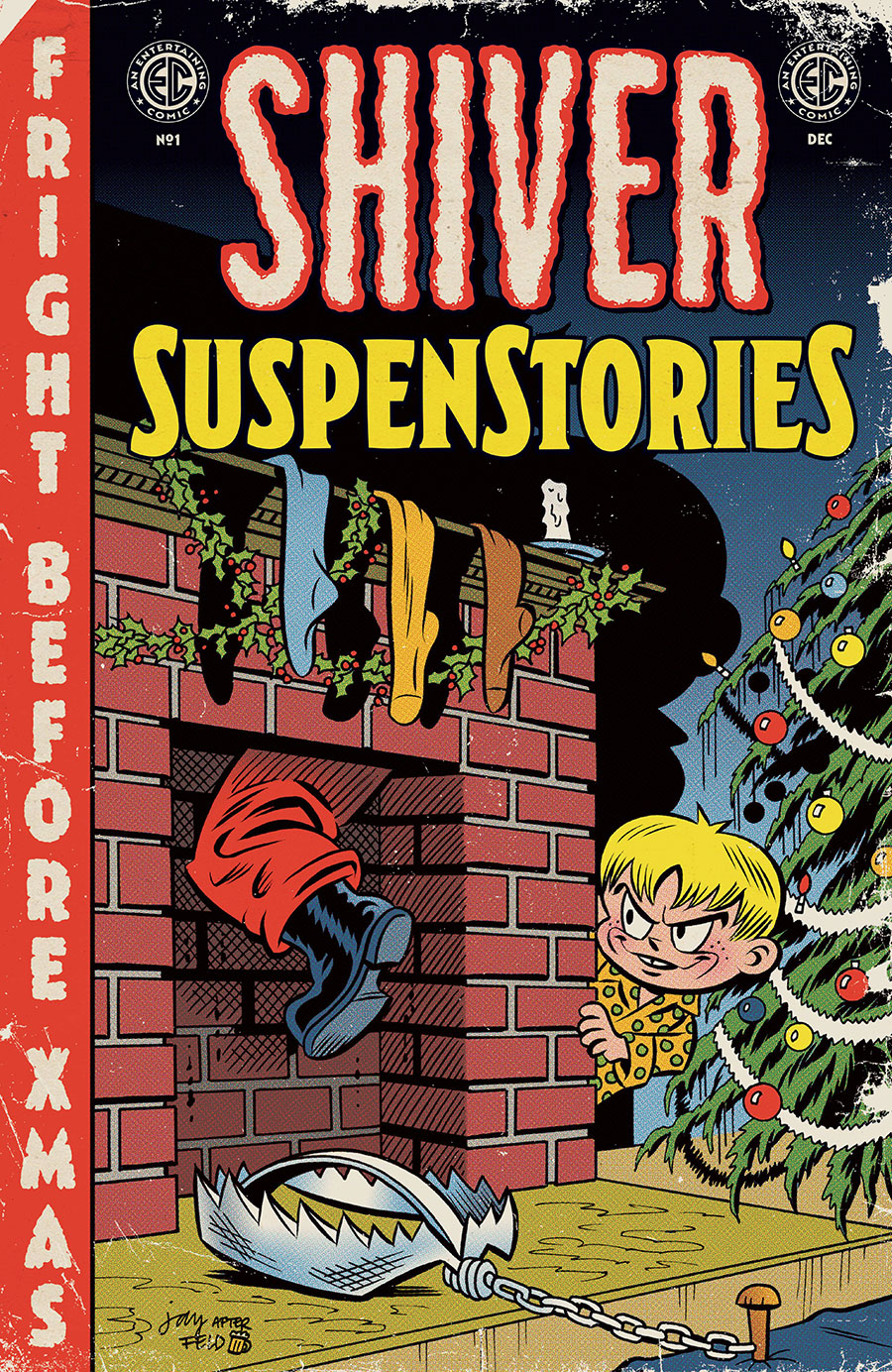 Shiver Suspenstories #1 (One Shot) Cover C Incentive Jay Stephens Homage Variant Cover (EC Comics)